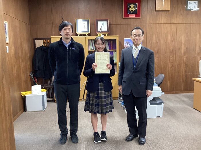 優秀賞の石川加恋さん